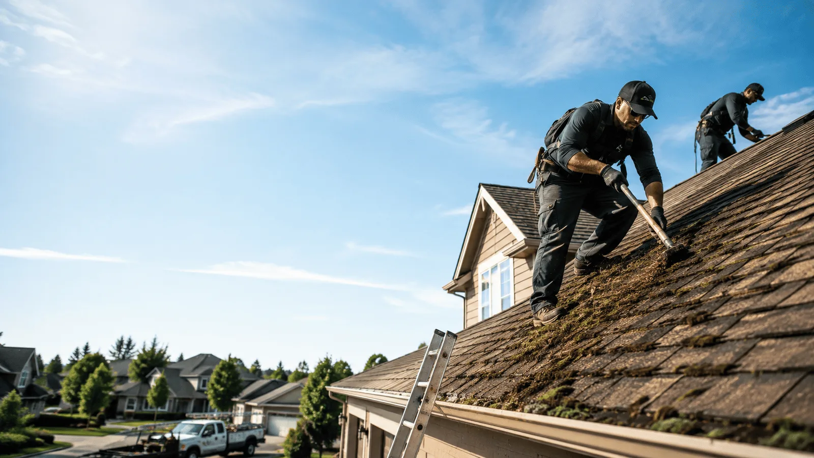Roof Moss Removal in Sweetser, IN near me